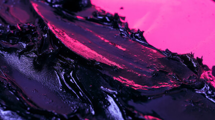 Vibrant texture of elderberry jam with abstract color chaos
