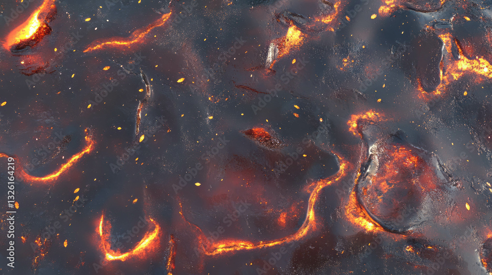 Poster enchanting fireflies and dreams abstract texture for creative design