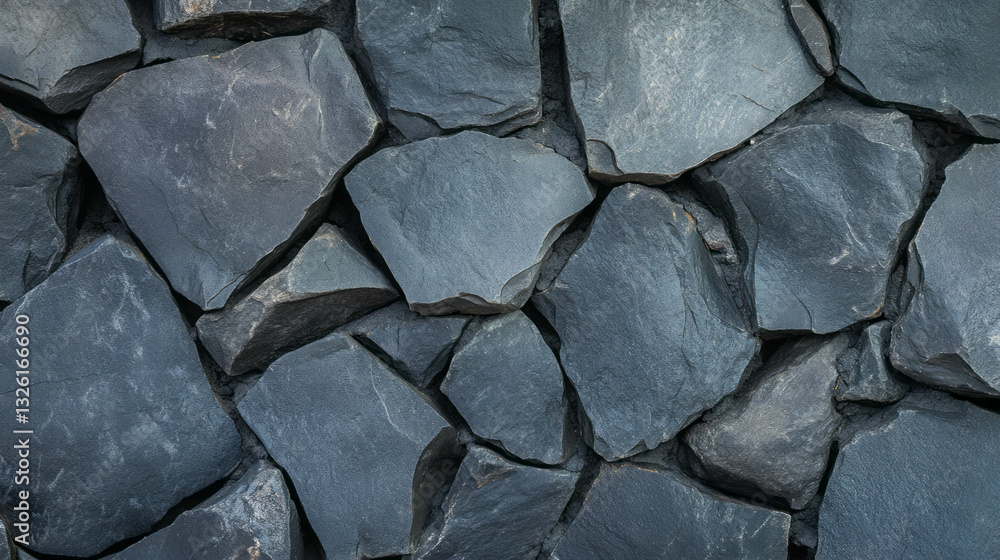 Aufkleber Abstract texture of lava rock with chaotic pattern for background or design