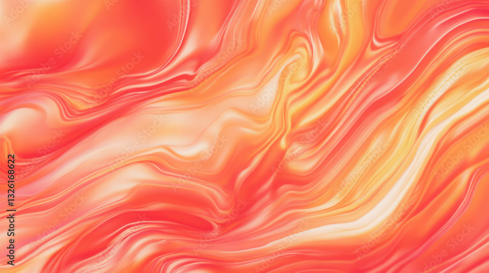 Poster vibrant orange and red gradient texture ideal for modern design projects