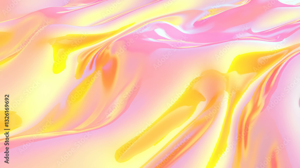 Poster vibrant pink and yellow gradient texture for modern design and background projects