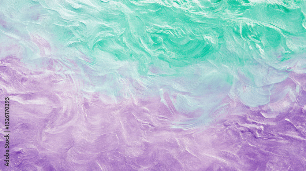 Poster abstract gradient texture in purple and green for modern design