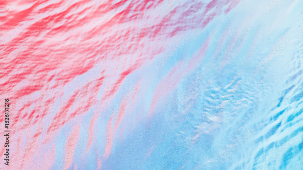 Aufkleber red and blue gradient texture for minimalist design
