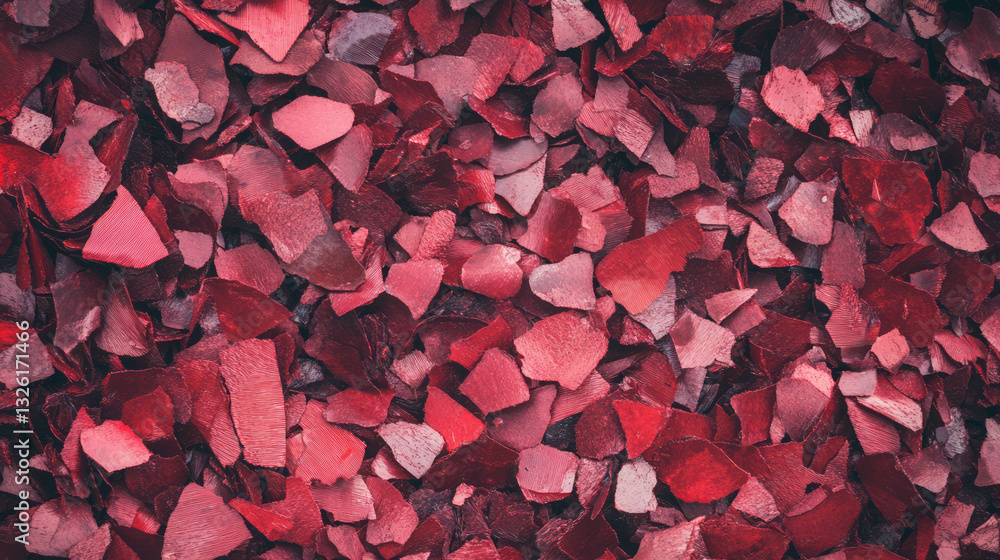 Poster abstract pattern of red sandpaper texture with chaotic grit design