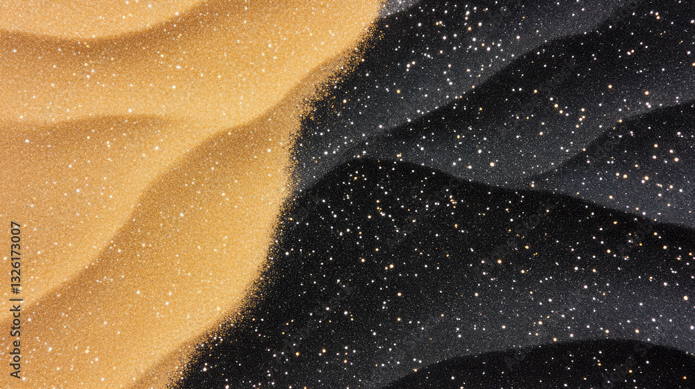 Poster textured sandpaper surface with contrasting smoothness and chaotic patterns