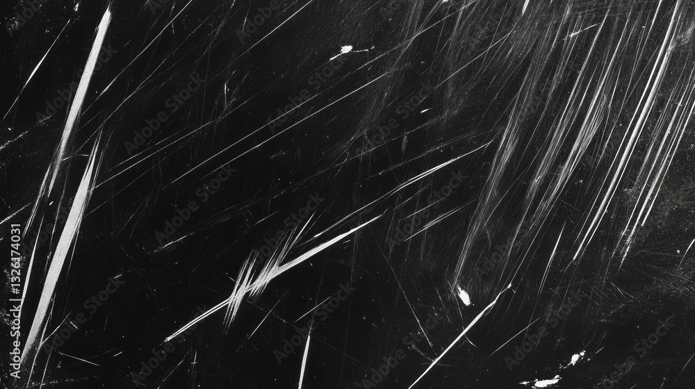 Poster Grunge texture of scratches and abrasions with chaotic patterns for background design