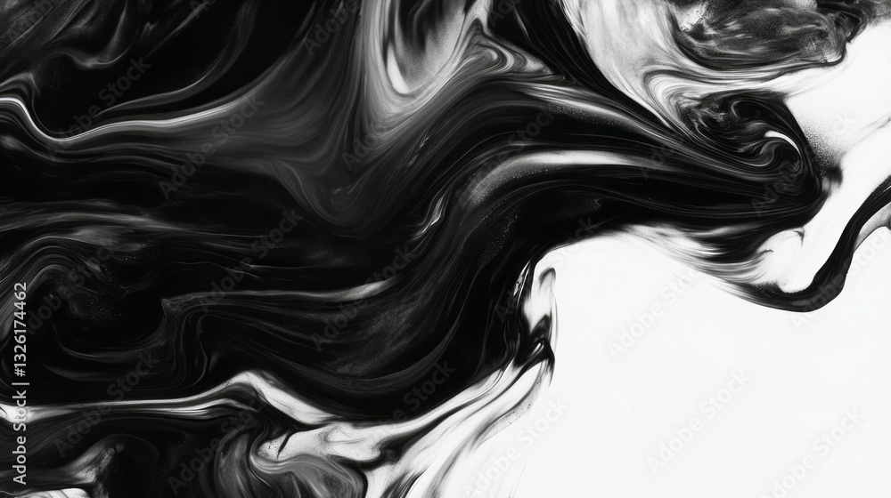 Poster abstract texture of smudged ink and streaks for artistic design