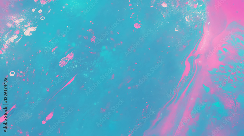 Poster artistic abstract texture with smudged ink and colorful streaks for creative designs