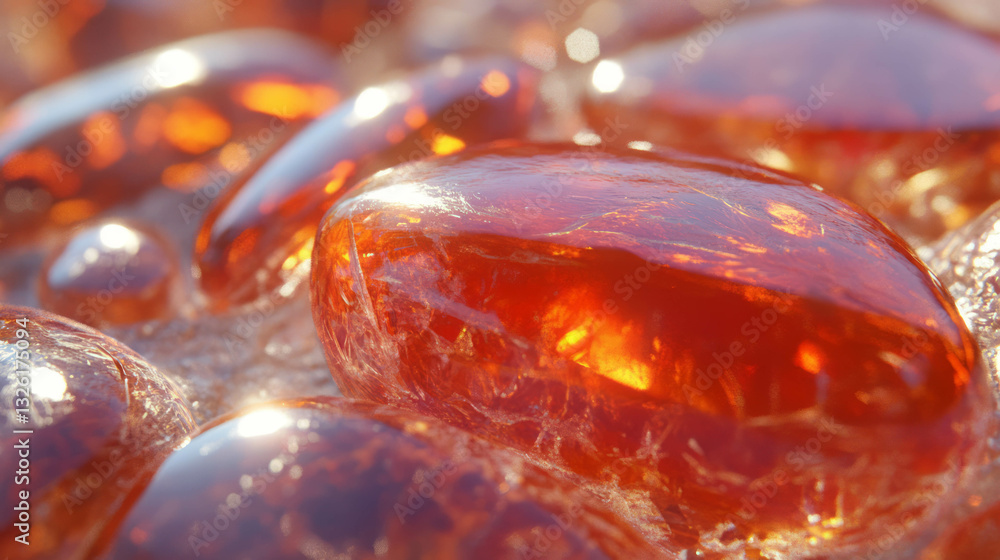 Poster stunning texture of sunstone with schiller effect and dynamic chaos for artistic design