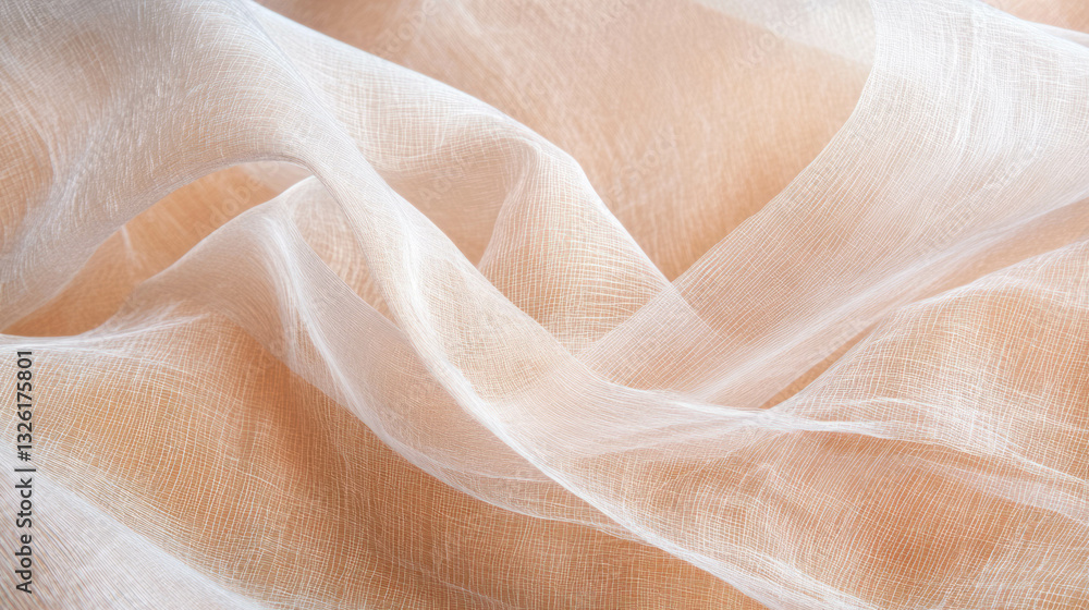 Poster Delicate transparency and texture of tracing paper for creative design