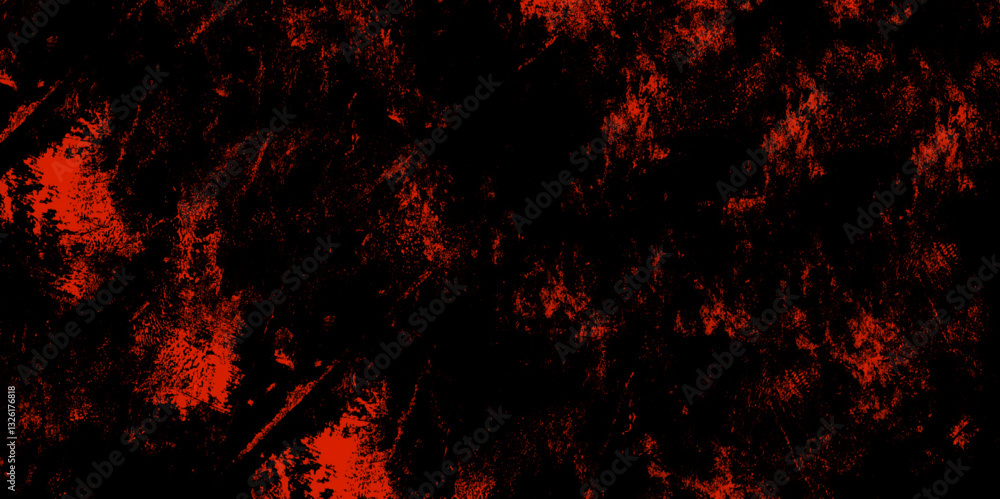 Aufkleber defocused lights and dust particles with soft red clouds painted texture grungy design. dark grunge 