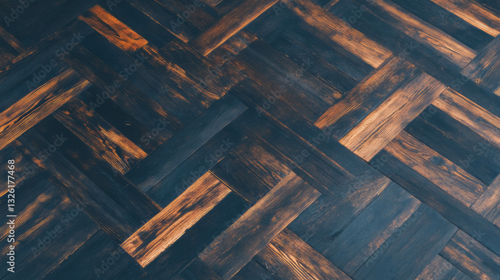 Poster intricate ziricote wood texture with chaotic patterns for design and decoration