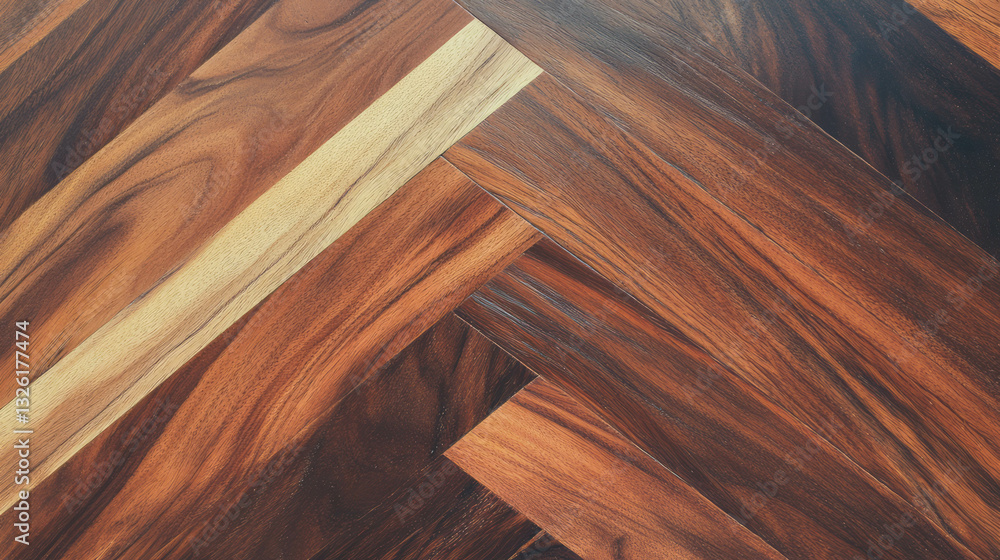 Poster chaotic ziricote wood texture with intricate patterns for creative design