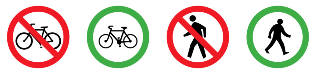 Non-motor traffic. No bicycles.  Non-motor, No pedestrians, traffic, vector symbols. icon, symbol, vector, illustrations.