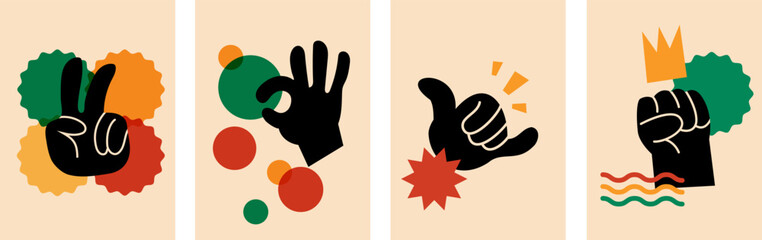 Juneteenth freedom day. A celebration of American history, African American Independence Day design. Poster, banner, card template