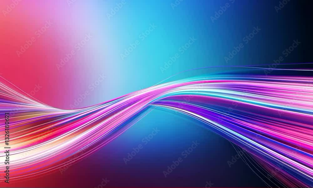Poster colorful abstract background representing innovation and technology in a dynamic business environmen
