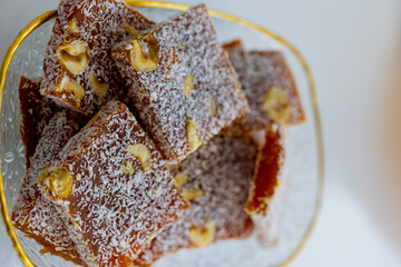Cezerye or cezeriye is a type of dessert that is especially common in the Mersin and Adana regions....