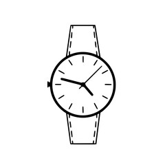 clock isolated on white background