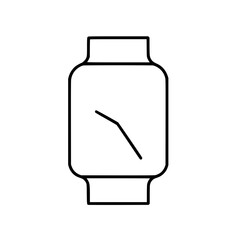 Smart watch icon White background
