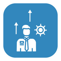 Competitive Worker Icon