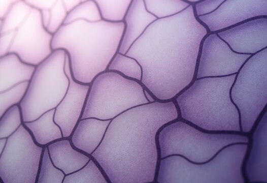 Abstract close-up of textured purple and white patterns resembling veins