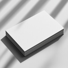 Blank Business Card Mockups – Clean and Minimalistic Design for Branding