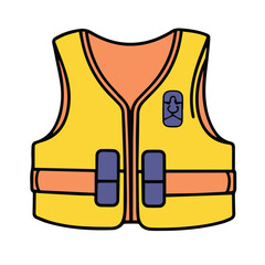 life jacket vector design