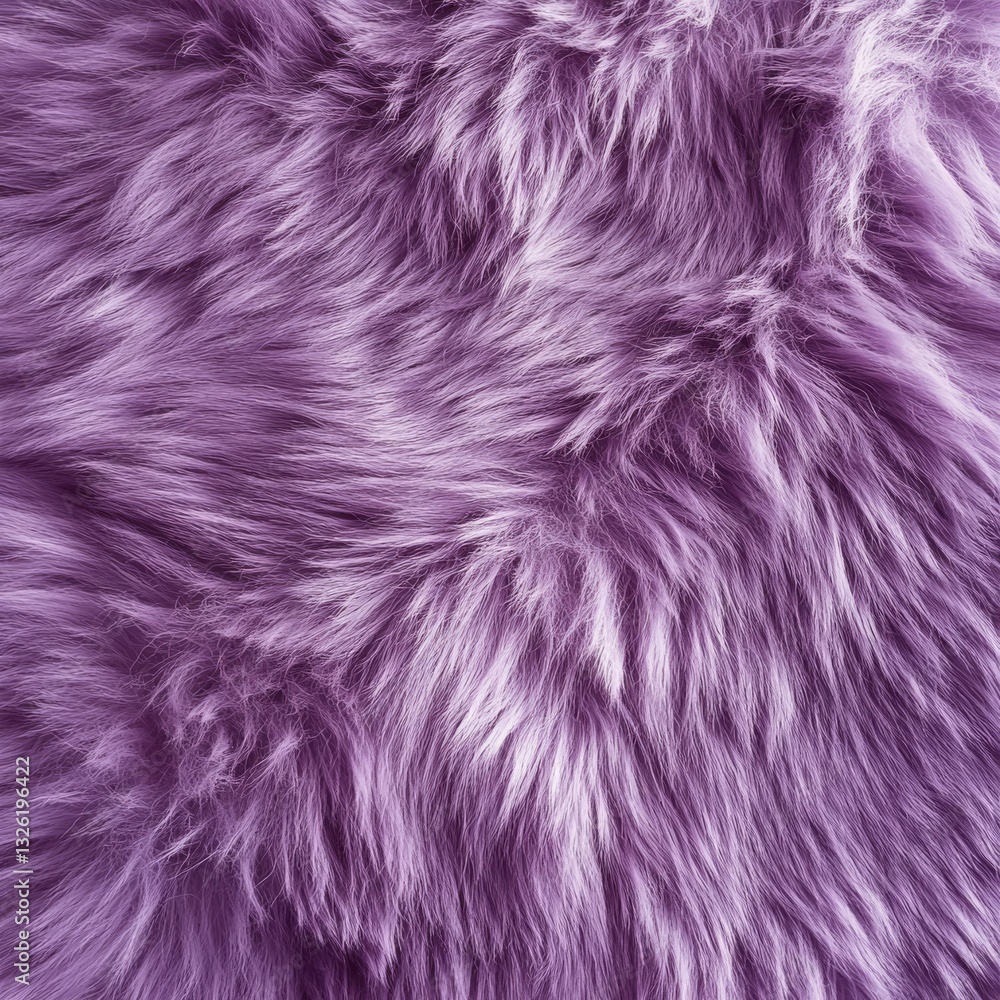 Poster abstract texture: dreamy purple fluffy fur background for cozy and stylish visuals perfect for desig