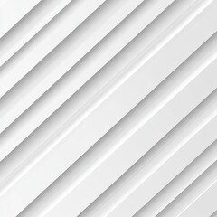 Obraz premium Abstract White Geometric Background with Slanted Lines and Subtle Shadows for Modern Design