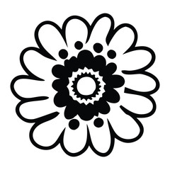 abstract flower vector illustration