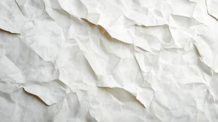 Fototapeta premium White recycled craft paper texture as background. Grey paper texture, Old vintage page or grunge vignette of old newspaper. Pattern rough art creased grunge letter. Hardboard with copy space for text.