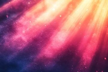 Obraz premium Angled Close-up of Pink & Gold Lights with Grunge Texture Abstract, Bokeh, Gradient, Festive Background.