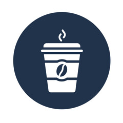Coffee Cup 6 - Logo Blue White-01