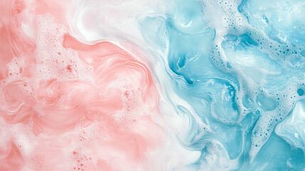 the border of the elements of water and fire abstract background