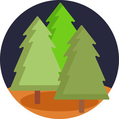 Obraz premium A wooded area ideal for paintball matches, offering natural cover and tactical advantages.