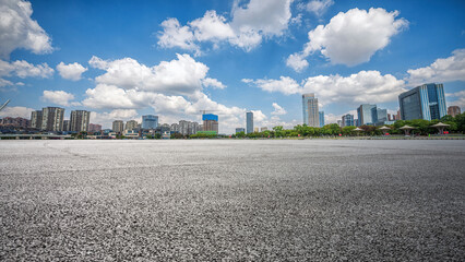 Urban Landscape with Dramatic Skies and Modern Architecture