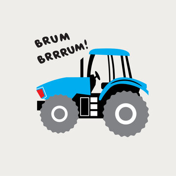 Brum Brum ! Hand drawn illustration