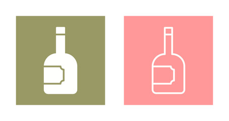 Wine Bottle Icon Design