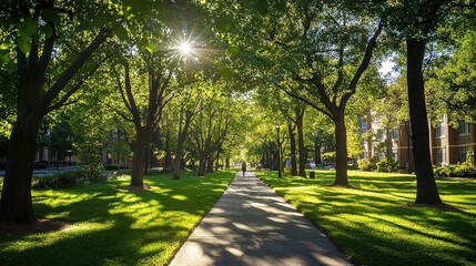 Obraz premium path in the park