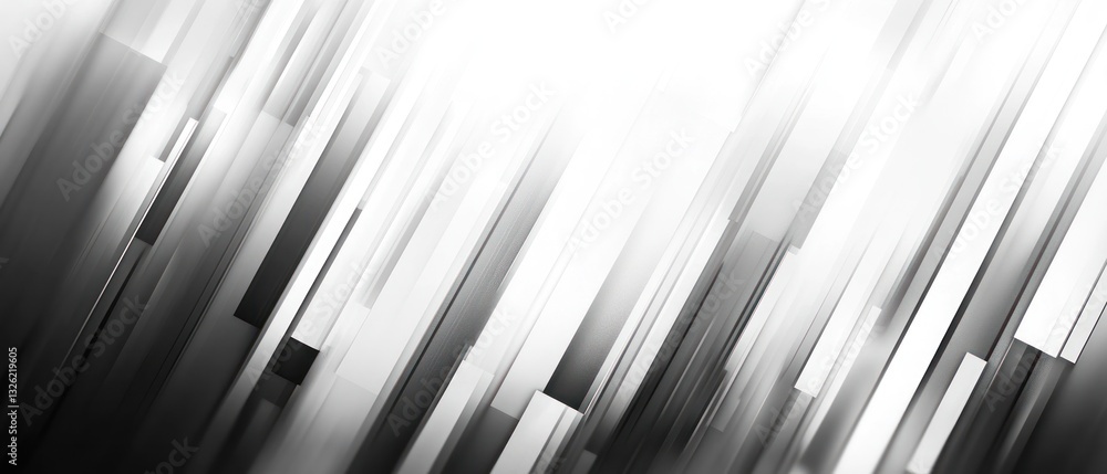 Poster abstract monochrome lines creating a dynamic, modern background effect