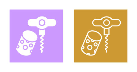 Wine Cork Icon Design