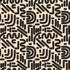 Seamless pattern design with geometric and abstract. design for fabric, cotton, wallpaper, satin, gift wrap, carpet.