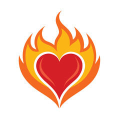 heart icon vector . love isolated icon