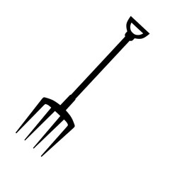 garden fork icon vector on white background.pitchfork icon