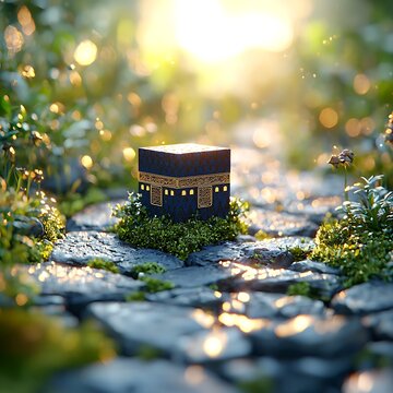 Kabba for Sunrise, Stone Path, Nature.