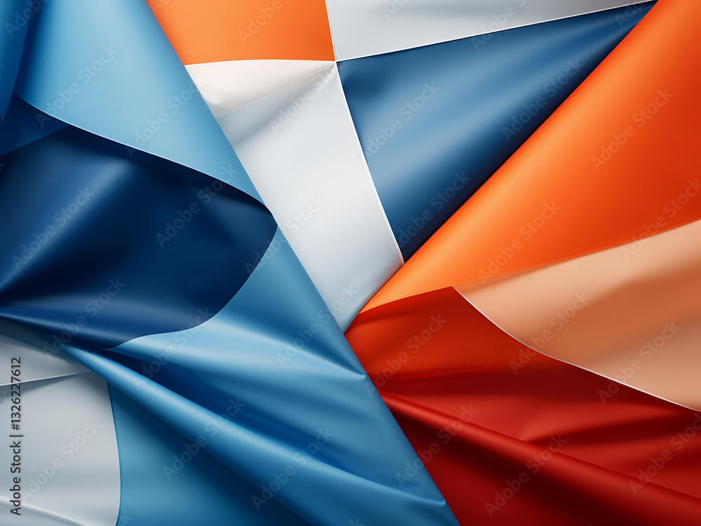 Poster maritime colors shape abstract nautical flags with geometric patterns