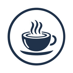 Coffee Cup 31 - Logo Icon White Blue-01