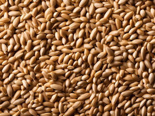 Obraz premium Close-up view of golden grains in a compact arrangement