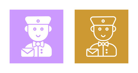 Mail Carrier Icon Design