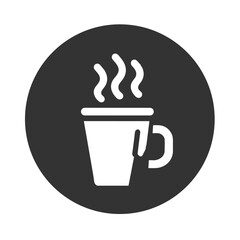 Coffee Cup 34 - Logo Icon BW-01